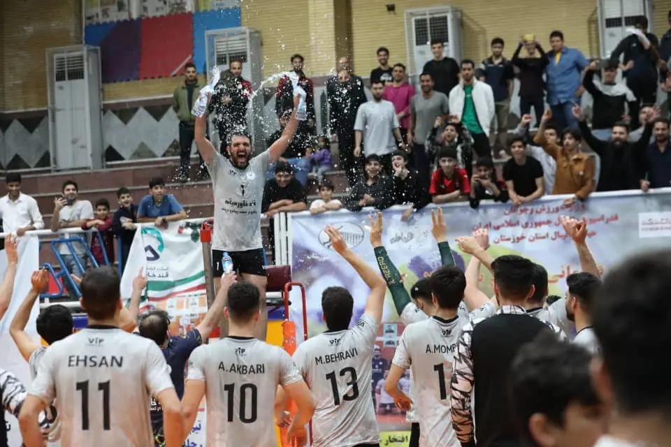 قهرمانی باشگاه قندخاورمیانه شوش در مسابقات لیگ دو بزرگسالان کشور و صعود به لیگ یک کشور. اسفند ماه ۱۴۰۲